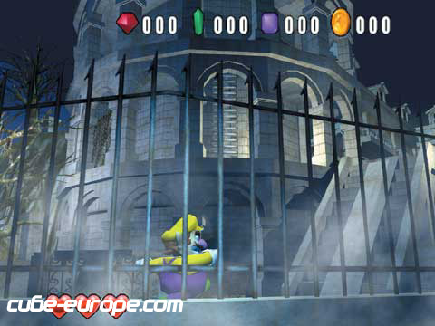 Screenshot of the Wario game for GameCube